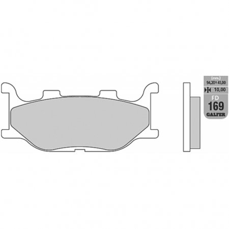 Тормозные колодки GALFER FD169 G1054